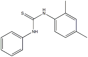 N-(2,4-dimethylphenyl)-N'-phenylthiourea Structure