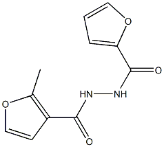 N'-(2-methyl-3-furoyl)-2-furohydrazide Structure