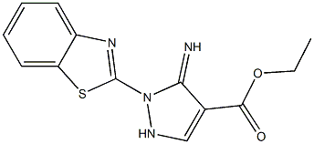 ethyl 2-(1,3-benzothiazol-2-yl)-3-imino-2,3-dihydro-1H-pyrazole-4-carboxylate