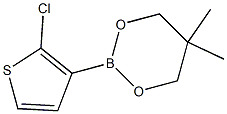 2-(2-Chloro-3-thienyl)-5,5-dimethyl-1,3,2-dioxaborinane,2096995-68-3,结构式