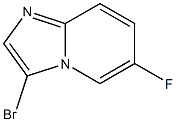 3-bromo-6-fluoroimidazo[1,2-a]pyridine Struktur