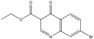 Ethyl 7-bromo-3,4-dihydro-4-oxoquinoline-3-carboxylate ,97% 化学構造式