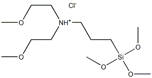 BIS(METHOXYETHYL)-3-TRIMETHOXYSILYLPROPYLAMMONIUM CHLORIDE,60% IN METHANOL|