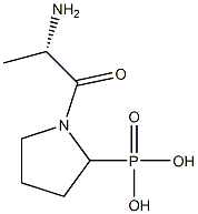 [1-(L-Alanyl)pyrrolidin-2-yl]phosphonic acid Structure
