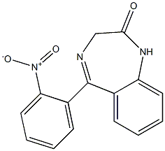 1,3-Dihydro-5-(2-nitrophenyl)-2H-1,4-benzodiazepin-2-one