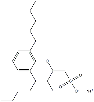 2-(2,6-Dipentylphenoxy)butane-1-sulfonic acid sodium salt