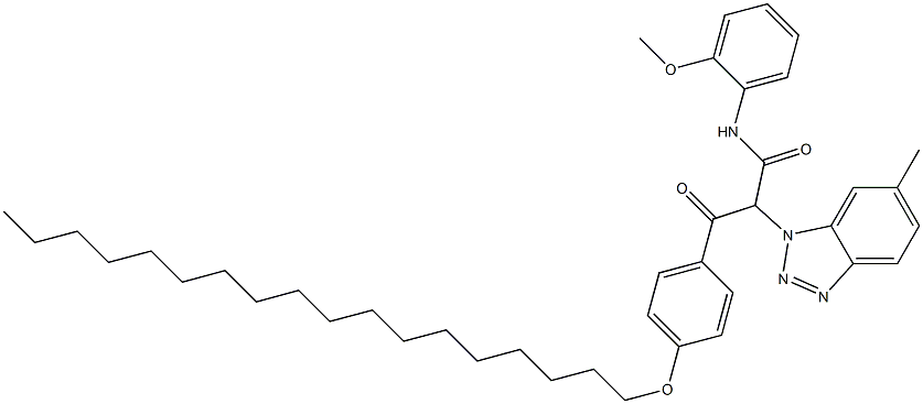 2-[4-(Octadecyloxy)benzoyl]-2-[(6-methyl-1H-benzotriazol)-1-yl]-2'-methoxyacetanilide