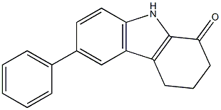 1,2,3,4-Tetrahydro-6-phenyl-9H-carbazol-1-one Structure