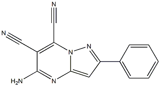 2-Phenyl-5-aminopyrazolo[1,5-a]pyrimidine-6,7-dicarbonitrile