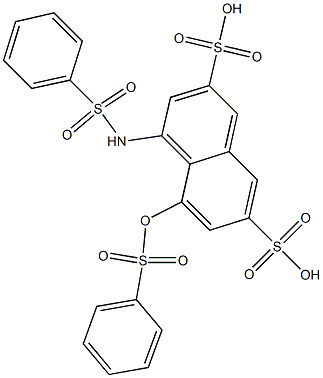 1-(Phenylsulfonylamino)-8-(phenylsulfonyloxy)naphthalene-3,6-disulfonic acid