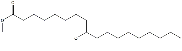 9-Methoxystearic acid methyl ester,,结构式