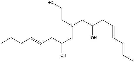 1,1'-[(2-Hydroxyethyl)imino]bis(4-octen-2-ol),,结构式