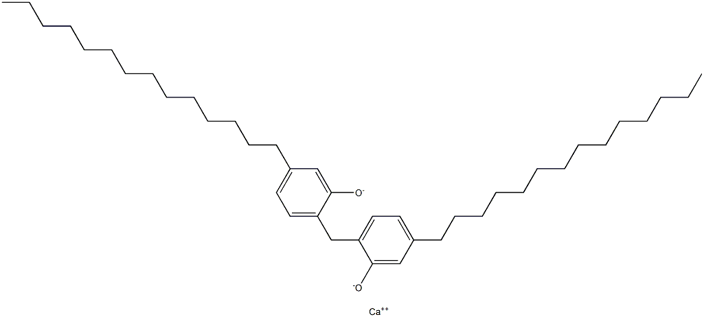 Calcium 2,2'-methylenebis(5-tetradecylphenoxide) Struktur