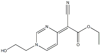 4-[Cyano(ethoxycarbonyl)methylene]-1,4-dihydro-1-(2-hydroxyethyl)pyrimidine|