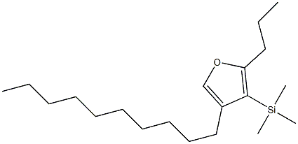 4-Decyl-2-propyl-3-(trimethylsilyl)furan