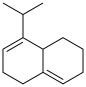 1,2,4a,5,6,7-Hexahydro-4-isopropylnaphthalene,,结构式