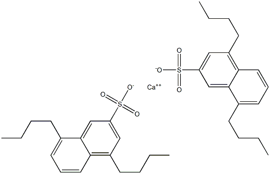 Bis(4,8-dibutyl-2-naphthalenesulfonic acid)calcium salt,,结构式