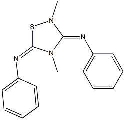  2,4-Dimethyl-3,5-bis(phenylimino)-1,2,4-thiadiazolidine