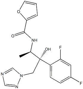  N-[(1R,2R)-2-(2,4-Difluorophenyl)-2-hydroxy-1-methyl-3-(1H-1,2,4-triazol-1-yl)propyl]furan-2-carboxamide