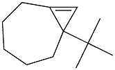 1-tert-Butylbicyclo[5.1.0]oct-7-ene,,结构式