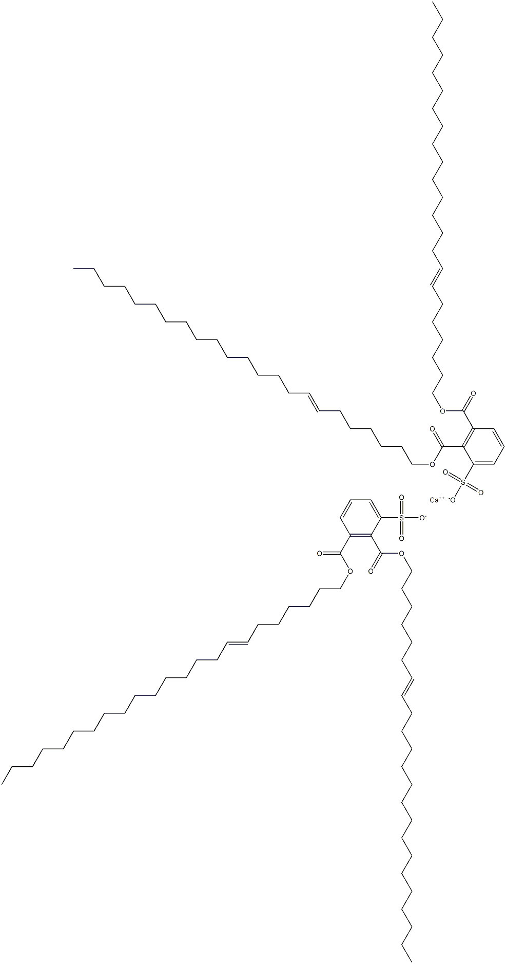 Bis[2,3-di(7-tricosenyloxycarbonyl)benzenesulfonic acid]calcium salt