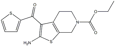  2-Amino-3-(2-thienylcarbonyl)-4,5,6,7-tetrahydro-6-ethoxycarbonylthieno[2,3-c]pyridine