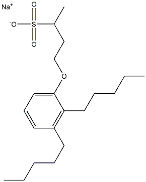  4-(2,3-Dipentylphenoxy)butane-2-sulfonic acid sodium salt