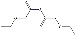 (Ethoxymethyl)vinyl sulfide Structure