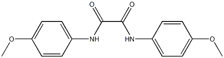 N,N'-ジ(4-メトキシフェニル)オキサミド 化学構造式