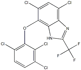 4,6-Dichloro-7-(2,3,6-trichlorophenoxy)-2-trifluoromethyl-1H-benzimidazole