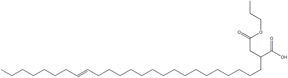 2-(17-Pentacosenyl)succinic acid 1-hydrogen 4-propyl ester Structure