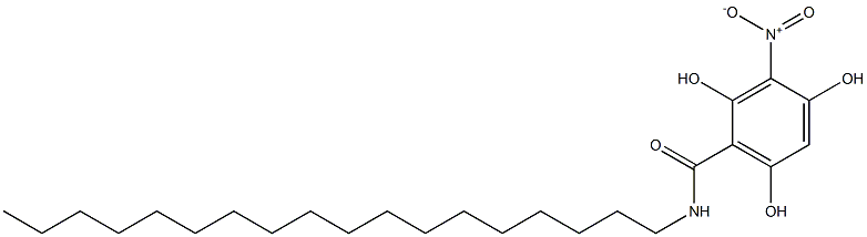 2,4,6-Trihydroxy-3-nitro-N-octadecylbenzamide Structure