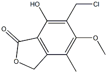 5-(Chloromethyl)-1,3-dihydro-4-hydroxy-6-methoxy-7-methyl-3-oxoisobenzofuran