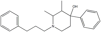 2,3-Dimethyl-4-phenyl-1-(3-phenylpropyl)piperidin-4-ol