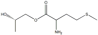 (S)-2-Amino-4-(methylthio)butanoic acid 2-hydroxypropyl ester Struktur