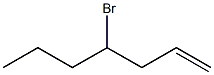 4-Bromo-1-heptene Struktur