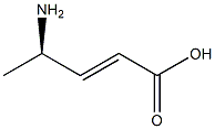 [R,E,(+)]-4-Amino-2-pentenoic acid Structure