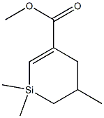 1,1,5-Trimethyl-1-sila-2-cyclohexene-3-carboxylic acid methyl ester