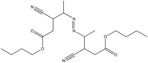 4,4'-Azobis(3-cyanovaleric acid)dibutyl ester Structure
