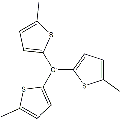 Tris(5-methyl-2-thienyl)methyl cation