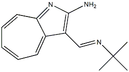 2-Amino-3-(tert-butyliminomethyl)cyclohepta[b]pyrrole Structure