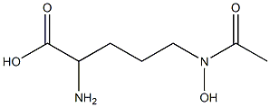 2-Amino-5-(N-acetylhydroxyamino)valeric acid