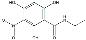 2,4,6-Trihydroxy-3-nitro-N-ethylbenzamide,,结构式