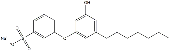 3'-Hydroxy-5'-heptyl[oxybisbenzene]-3-sulfonic acid sodium salt