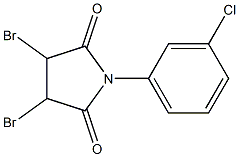 1-(3-Chlorophenyl)-3,4-dibromopyrrolidine-2,5-dione|