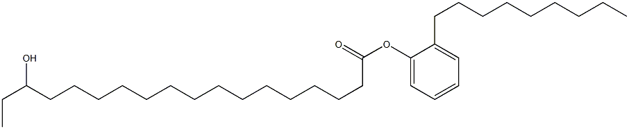 16-Hydroxystearic acid 2-nonylphenyl ester