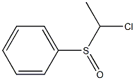 Phenyl 1-chloroethyl sulfoxide Structure
