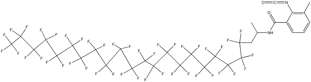 2-Isocyanato-3-methyl-N-[2-(tritetracontafluorohenicosyl)-1-methylethyl]benzamide