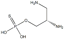 Thiophosphoric acid dihydrogen S-(2,3-diaminopropyl) ester,,结构式