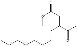 3-オクチルレブリン酸メチル 化学構造式